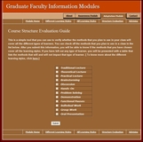 This tool enabled faculty to tailor teaching techniques according to various learning styles